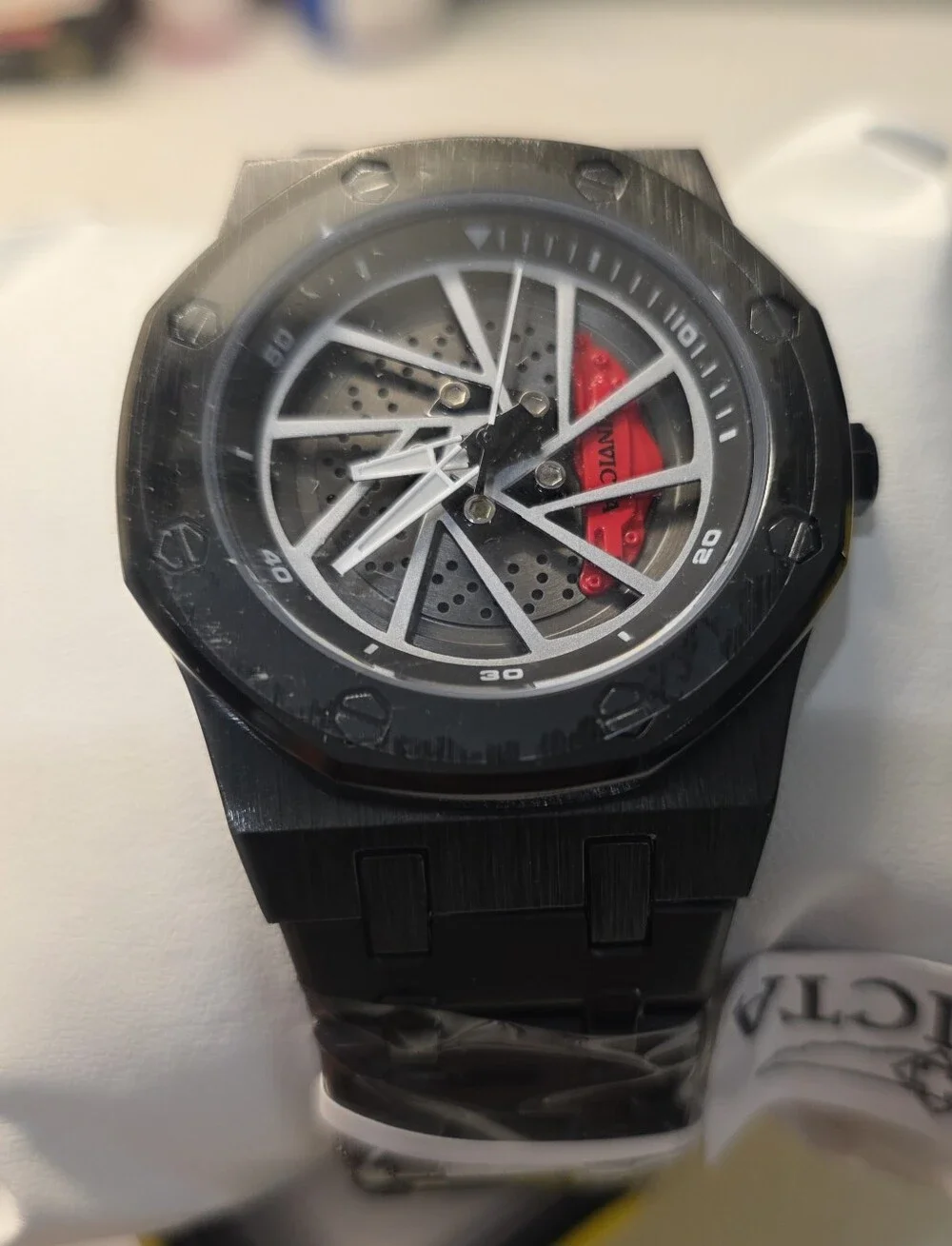 373. Invicta Speedway Rim Men's Watch - 42mm, Black (70036)